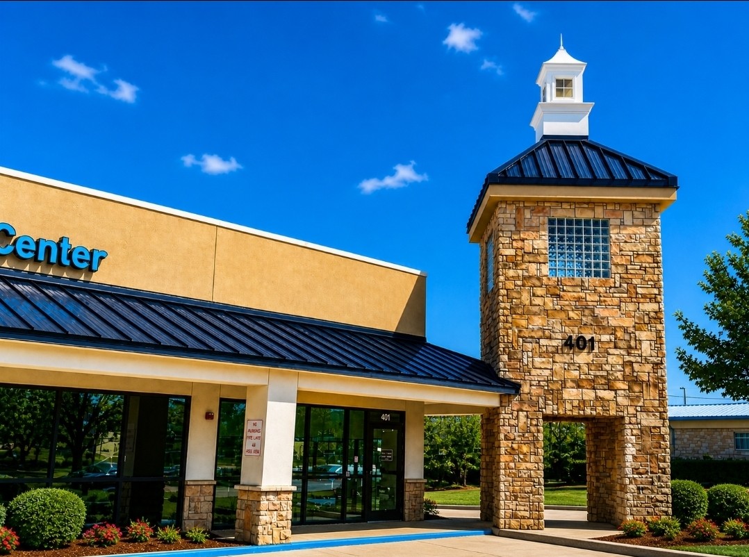 Commercial standing seam metal roof installation in Argyle Texas
