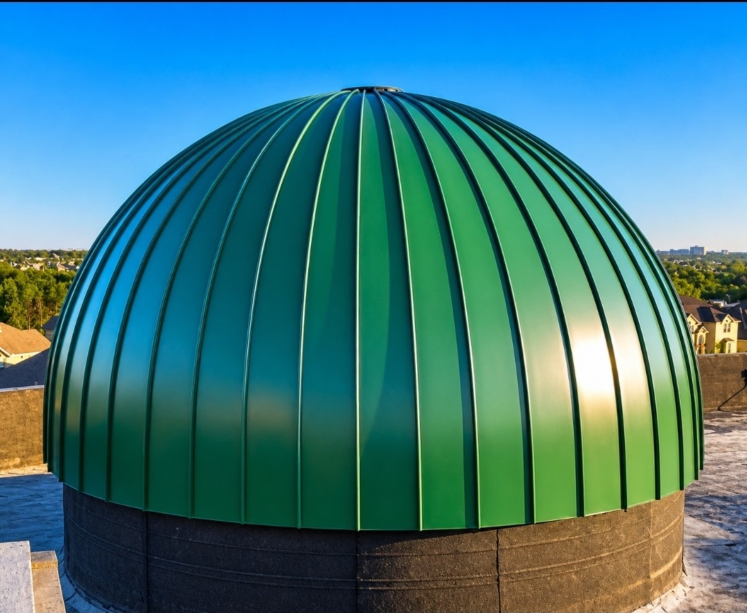 Sheet metal dome project in Argyle Texas