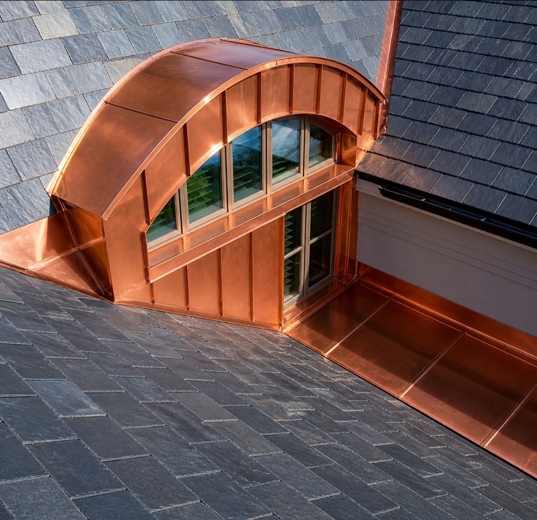 Custom copper work in Argyle Texas