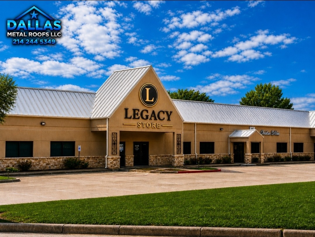 Weatherford commercial standing seam metal roof installation
