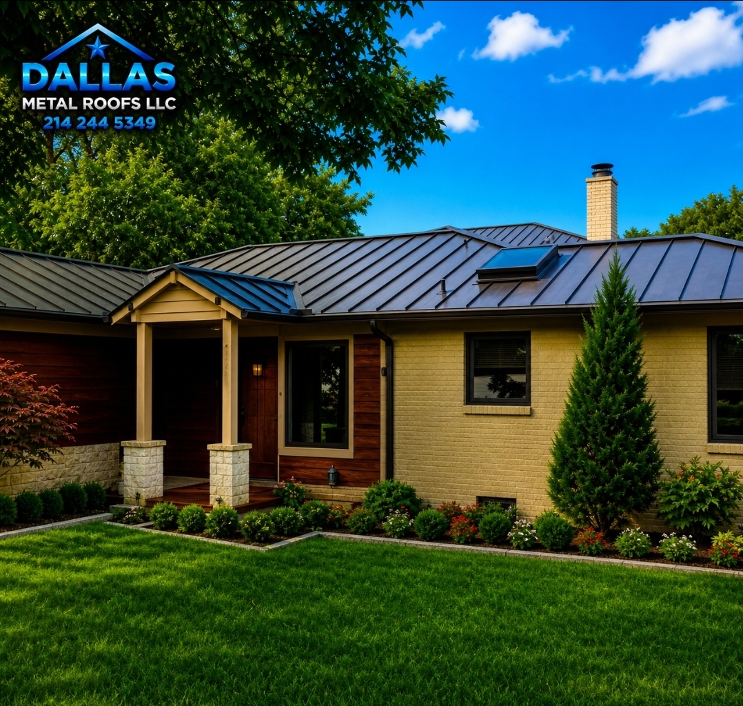 Premium Weatherford metal roofing detail
