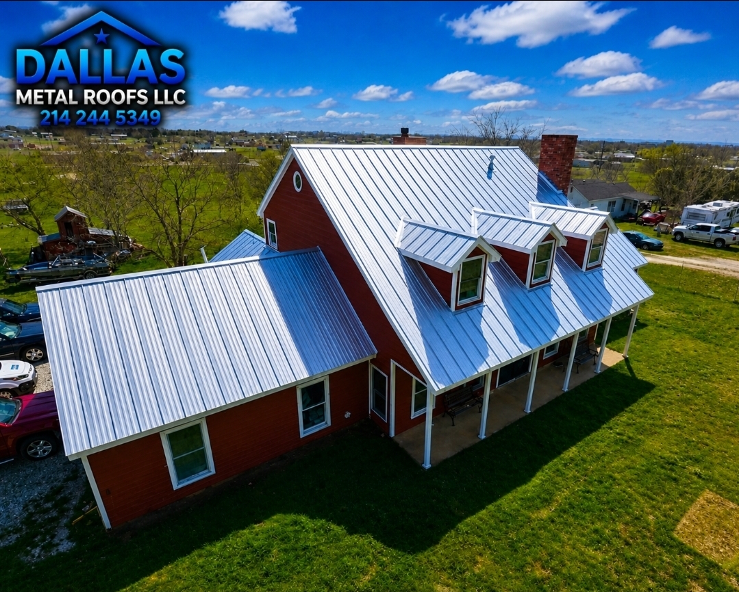 Finished Weatherford luxury metal roof