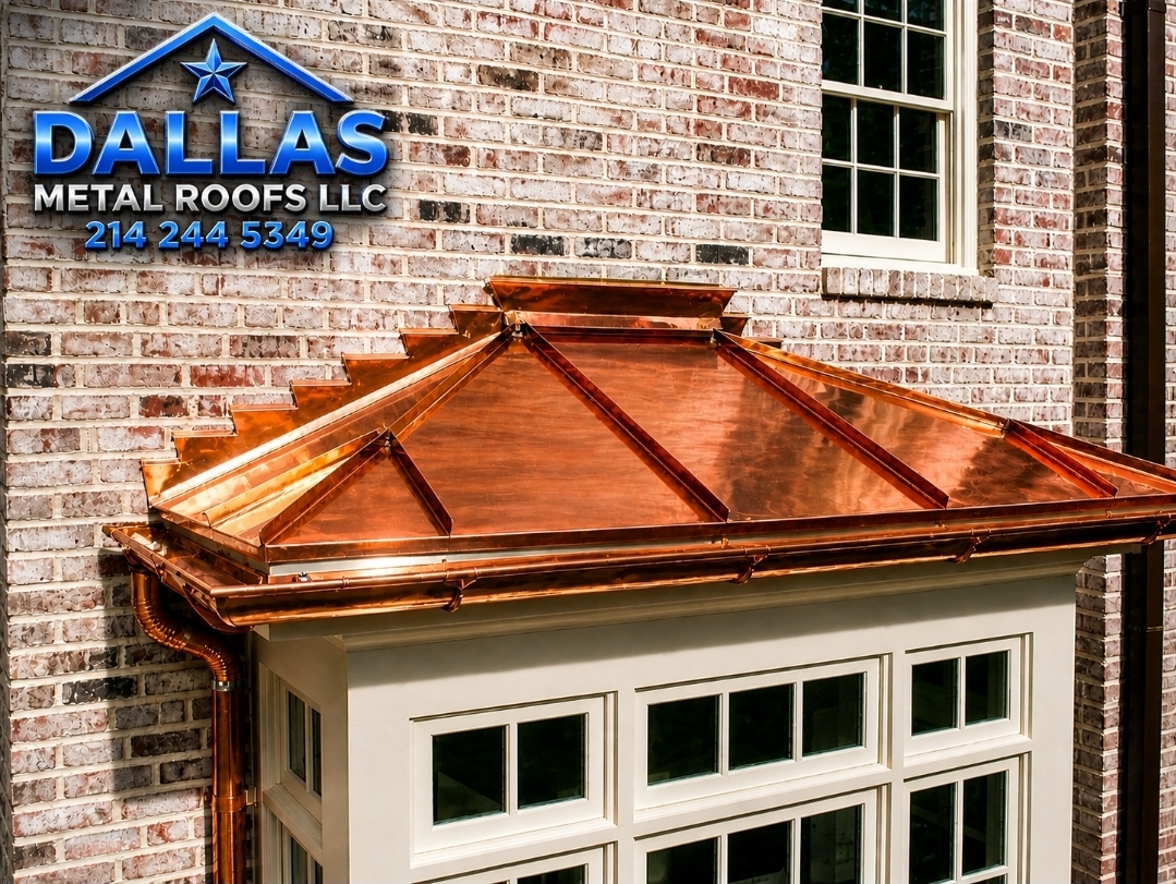Weatherford copper bay windows