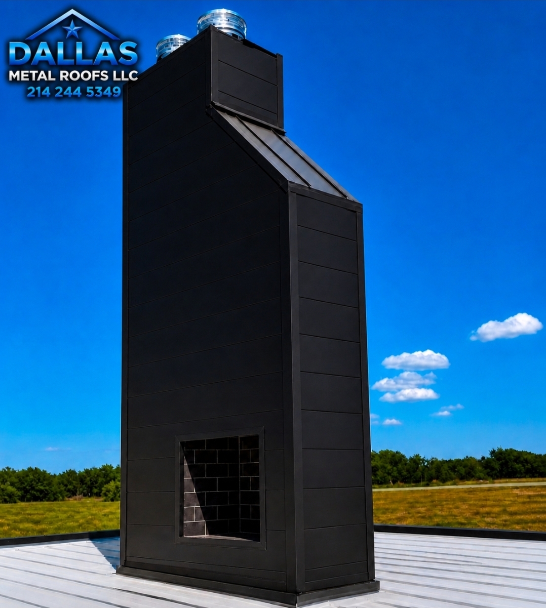 Weatherford custom sheet metal siding project