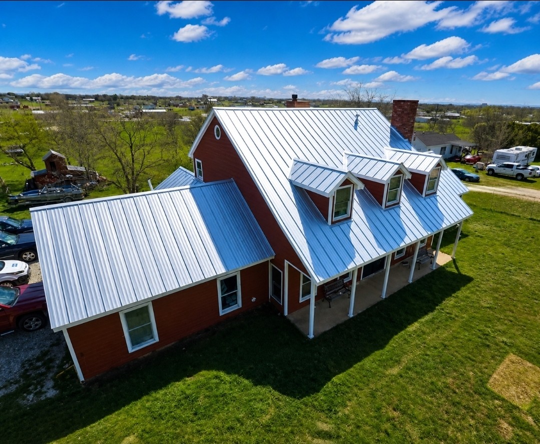 Finished luxury metal roof in Argyle Texas