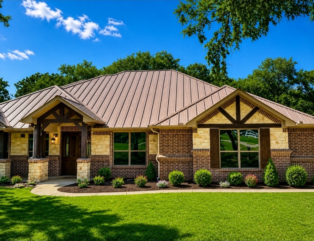 Argyle Texas metal roofing project