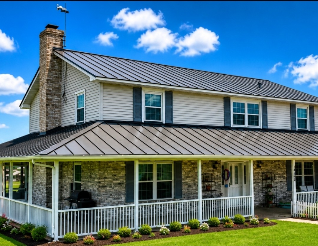 Standing seam roof panels in Argyle Texas