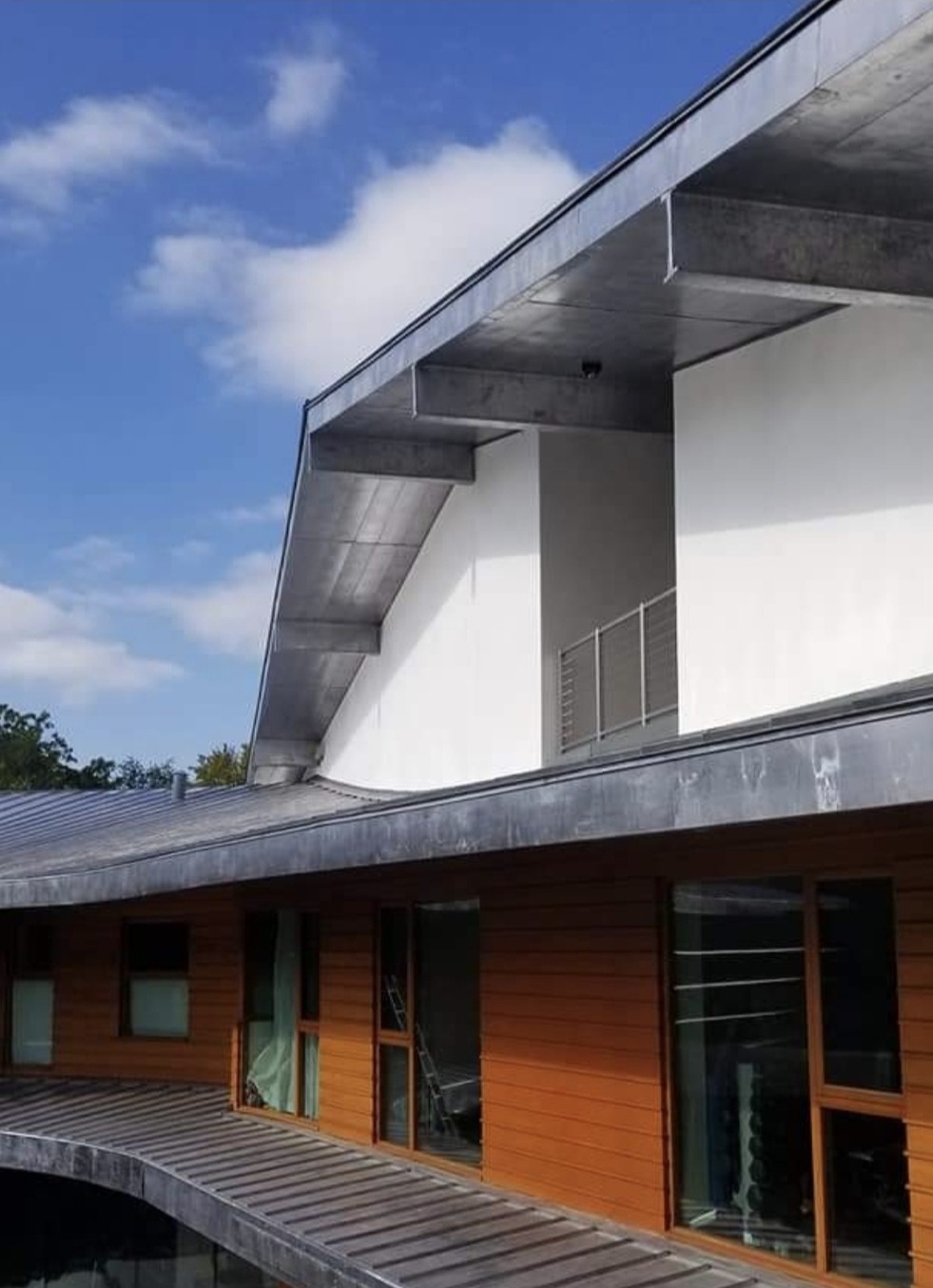 Lead coated copper roofing in Argyle Texas