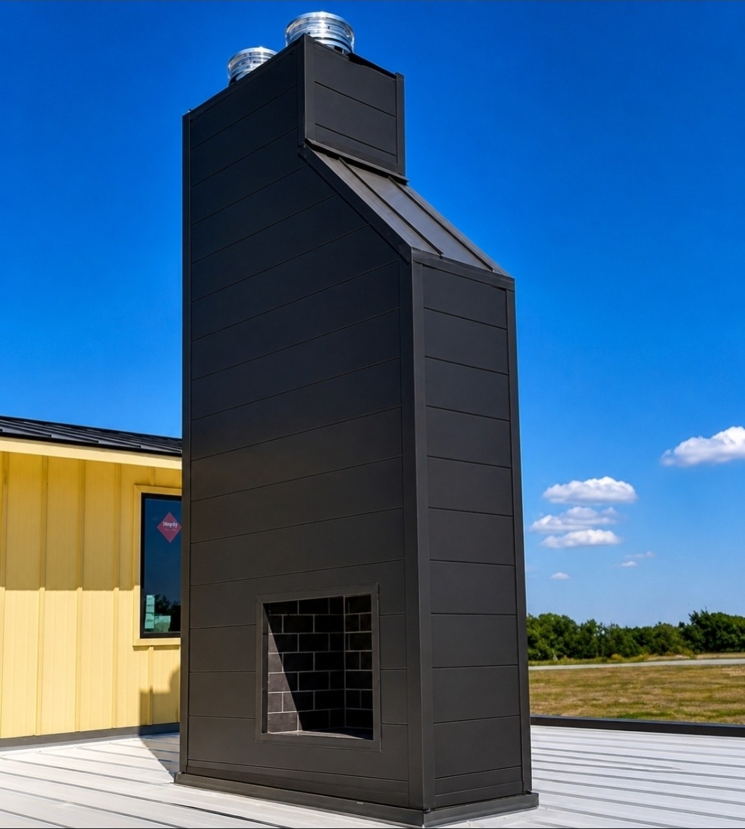 Sheet metal siding project in Argyle Texas